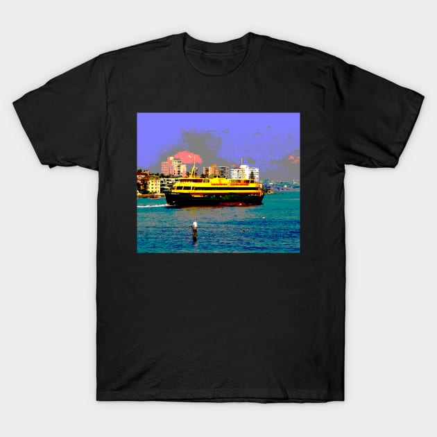 The Manly Ferry T-Shirt by Mickangelhere1